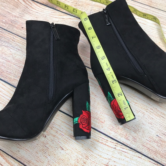 NIB Nature Breeze floral heel bootie boot - Picture 6 of 8